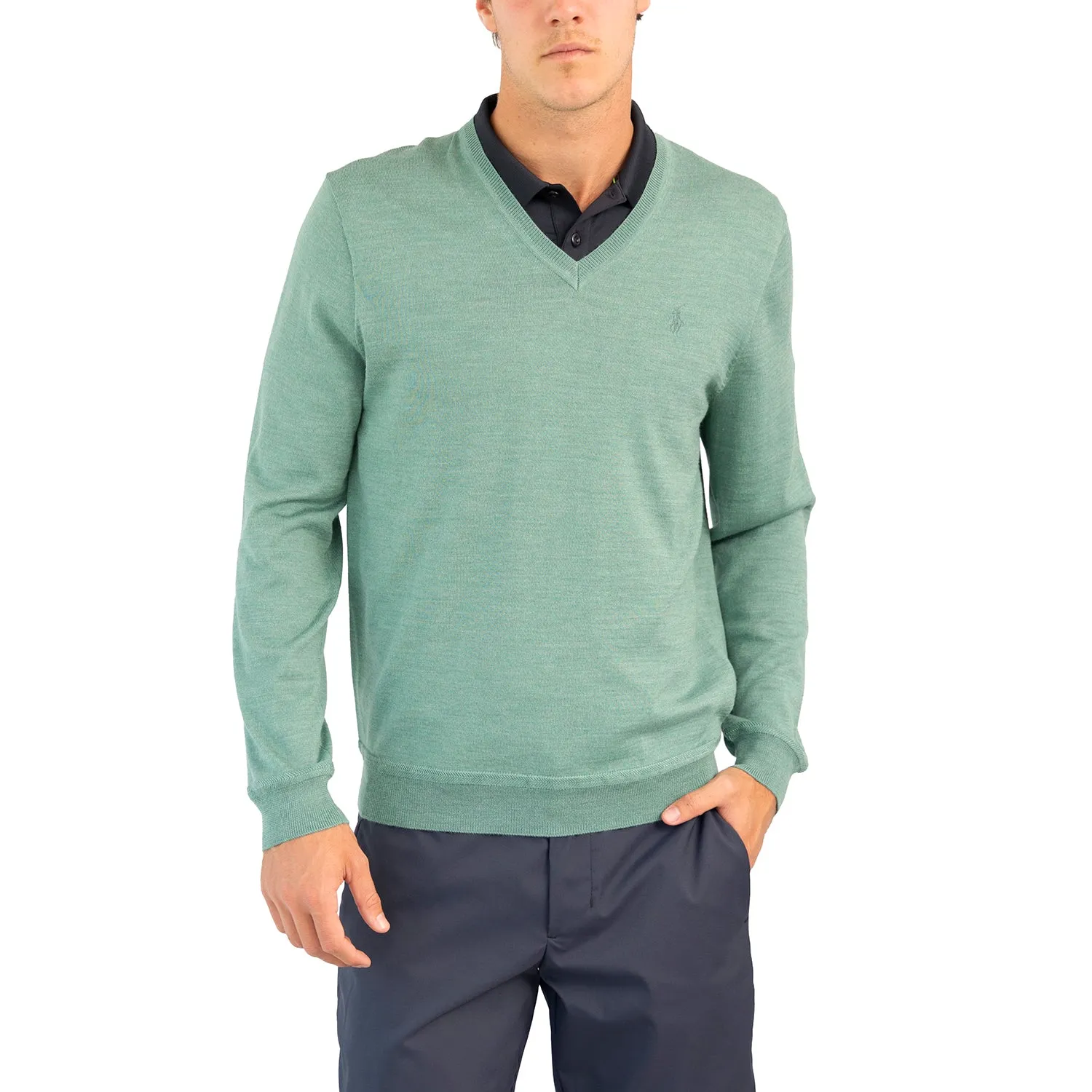 Polo Performance Ralph Lauren Performance V-Neck Sweater - Jersey Green