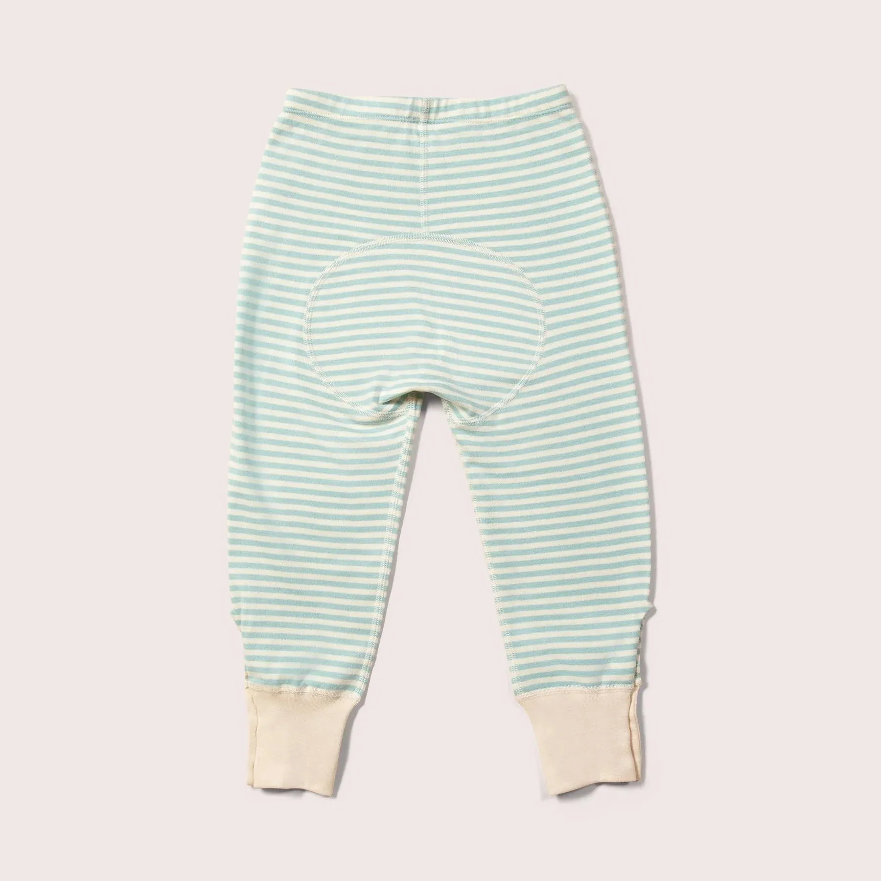 Powder Blue Striped Extra Long Adaptive Joggers