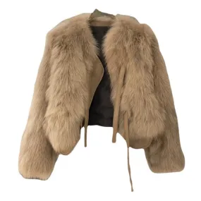 Pre Order:  Short Faux Fur Winter Coat