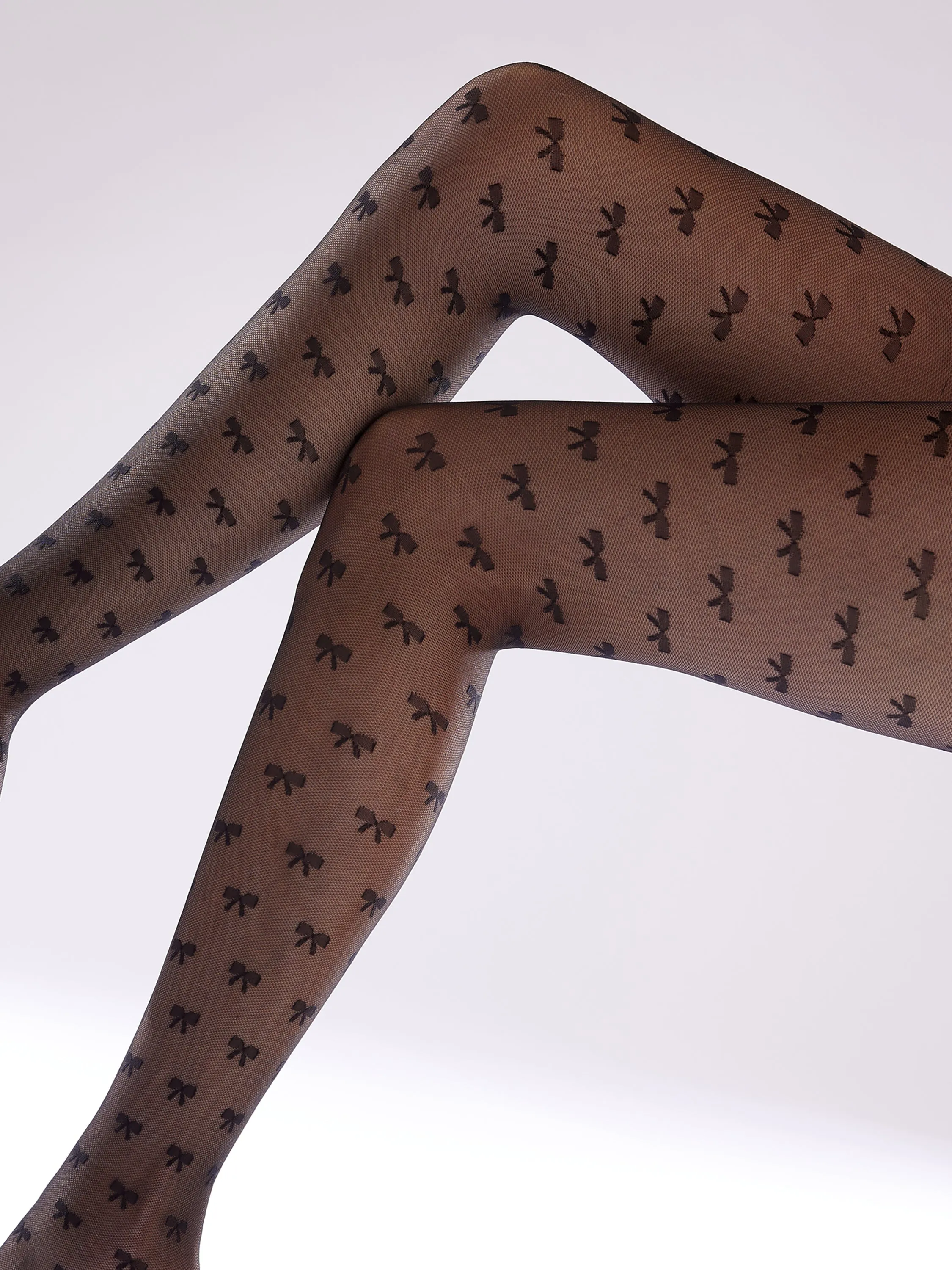 Pretty Polly All Over Bow Patterned Tights