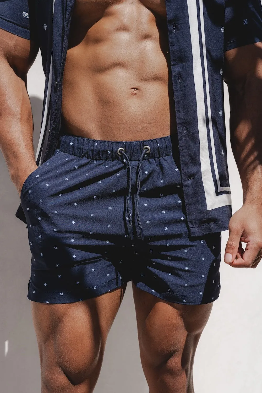 Printed Medallion Swim Shorts