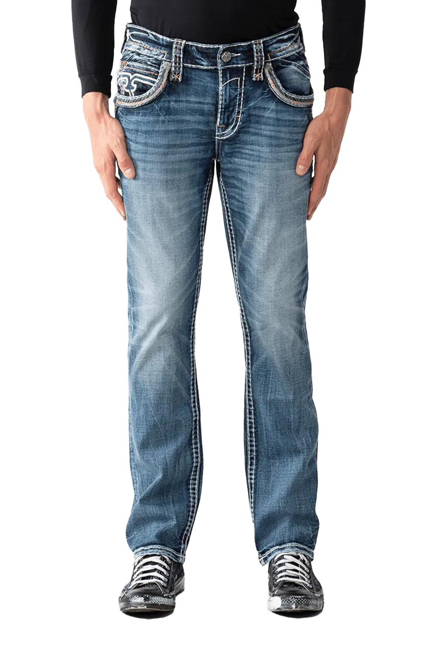 Rock Revival Men's Elijah J202r Straight Jeans