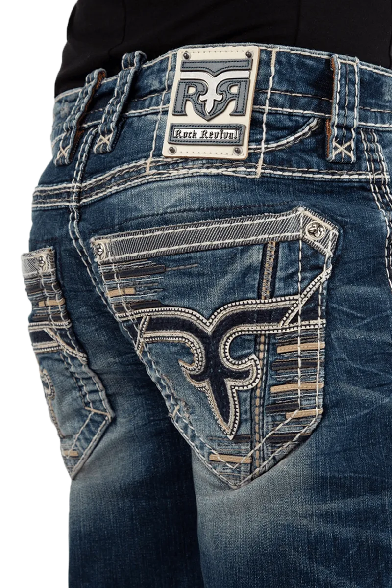 Rock Revival Men's Kliner Straight Denim Jean