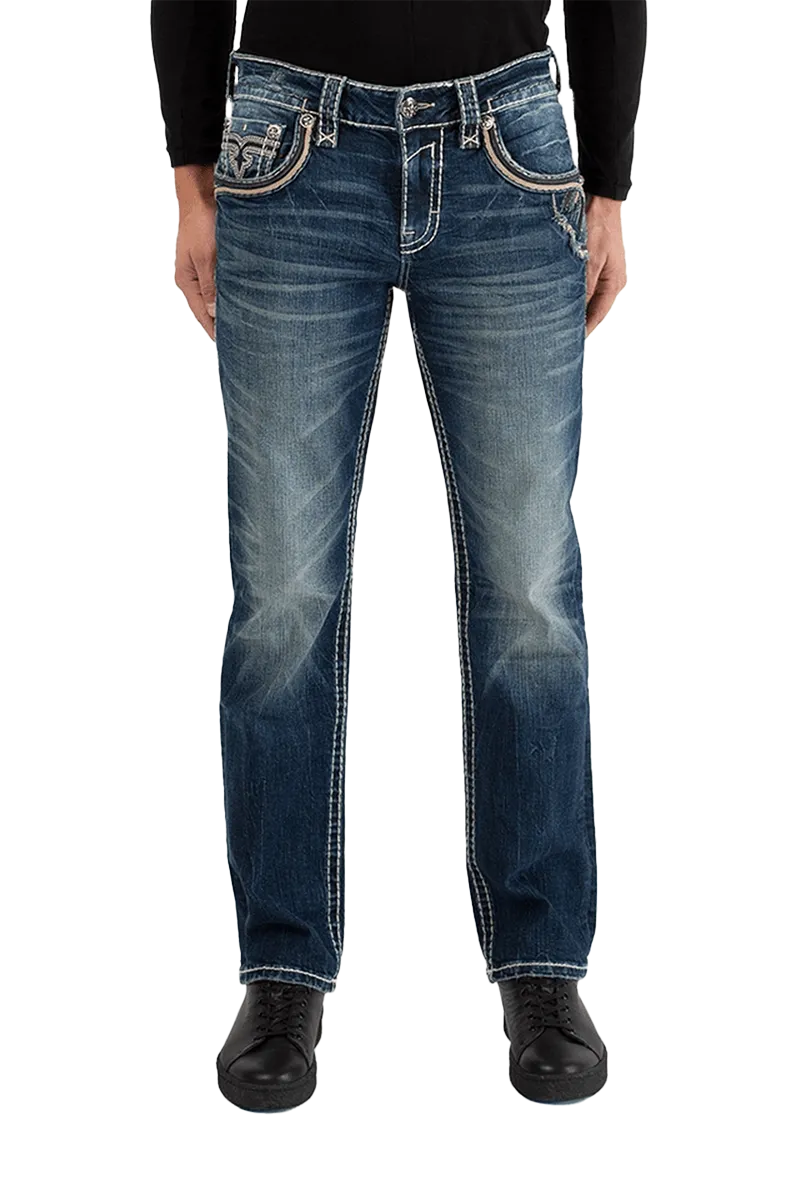 Rock Revival Men's Kliner Straight Denim Jean