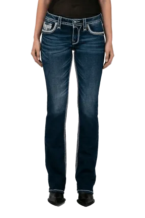 Rock Revival Women's "Souline B202" Boot Cut Denim Jeans