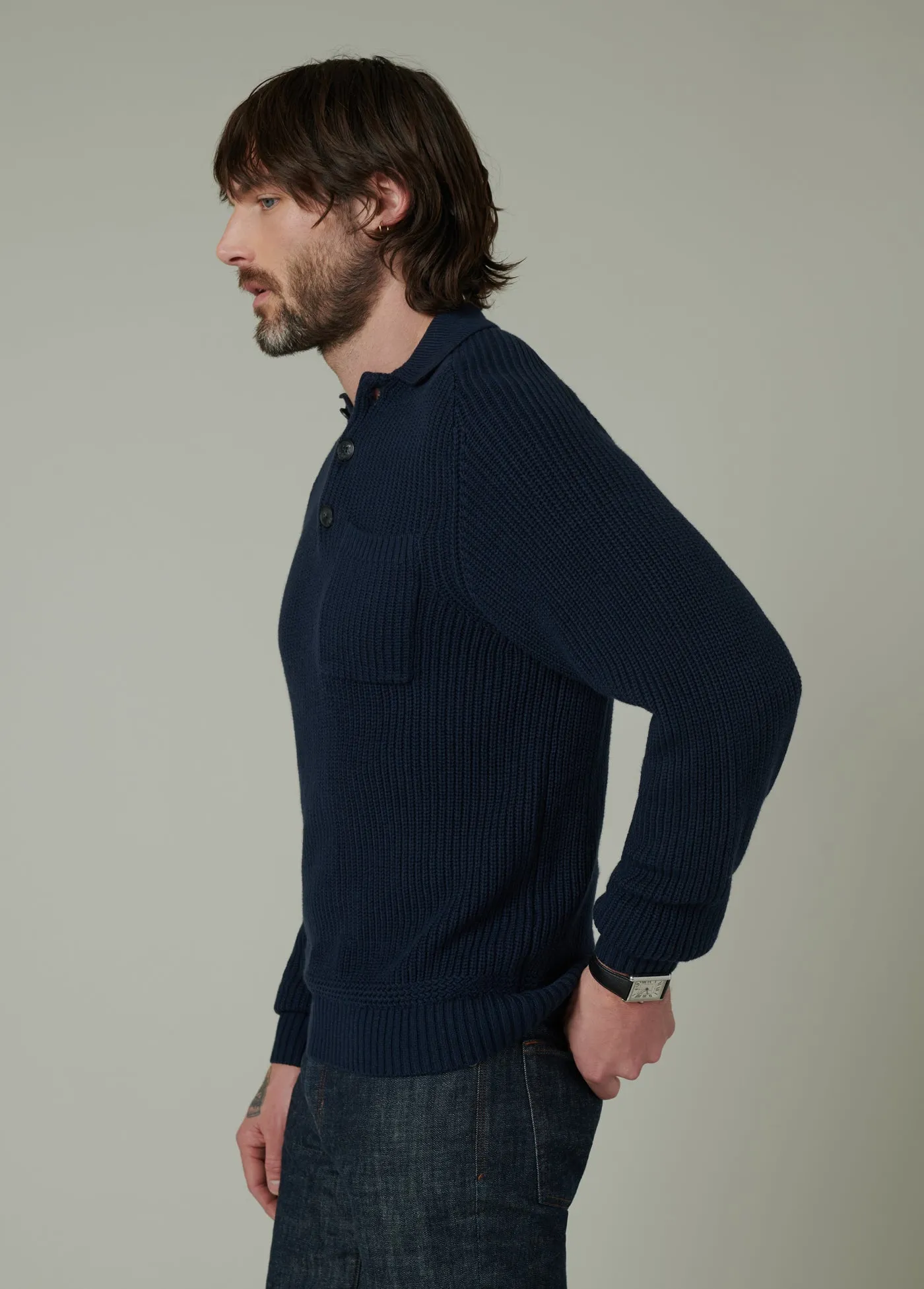 RUBEN POLO SWEATER