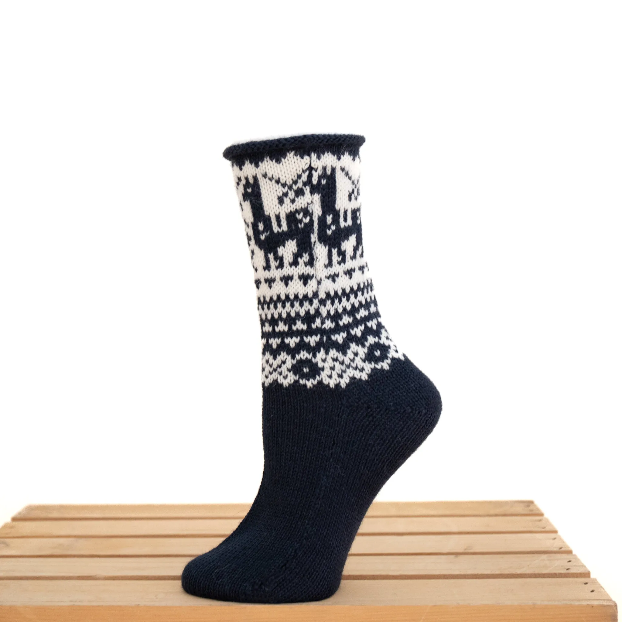 Samantha Holmes Fair Isle Bed Socks