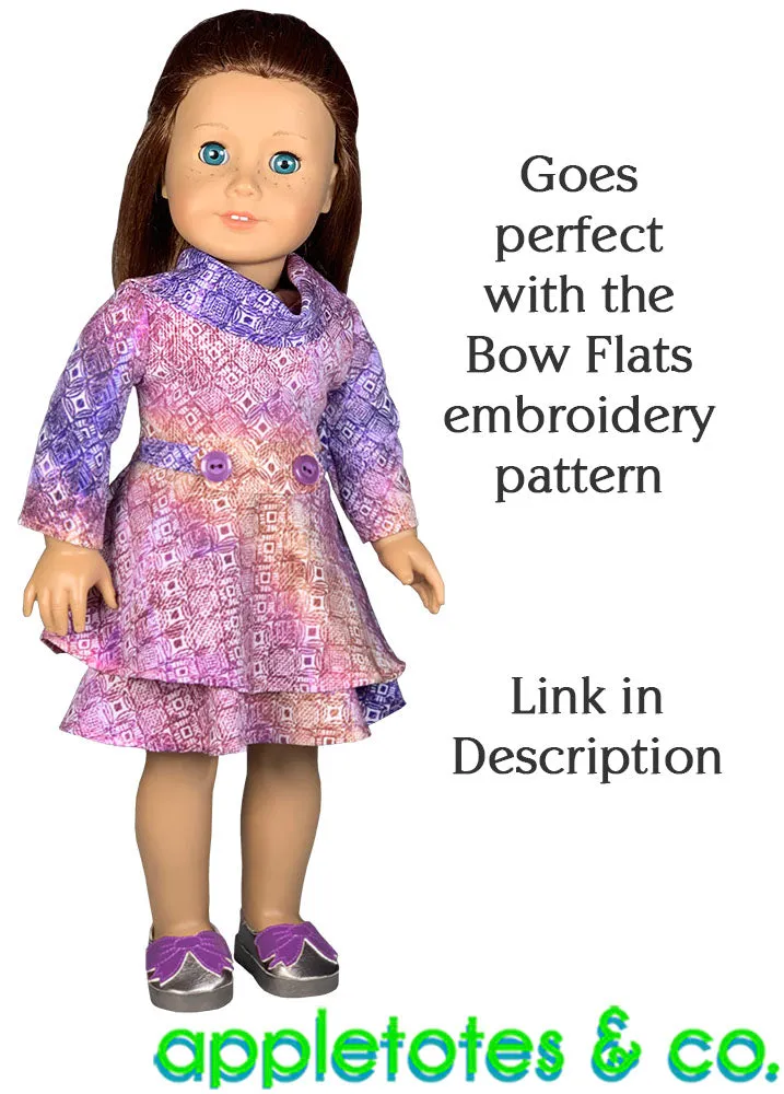 Sierra Dress Sewing Pattern for 18 Inch Dolls