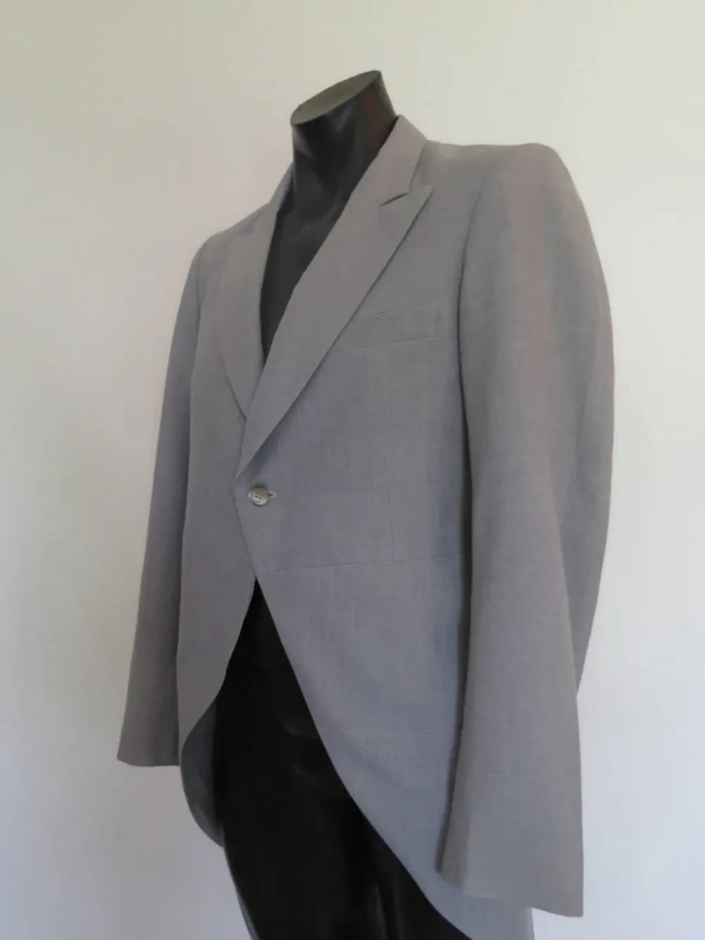 Size 3 - Grey Morning Coat, Tailcoat by Adelaide Tailoring - 1970s