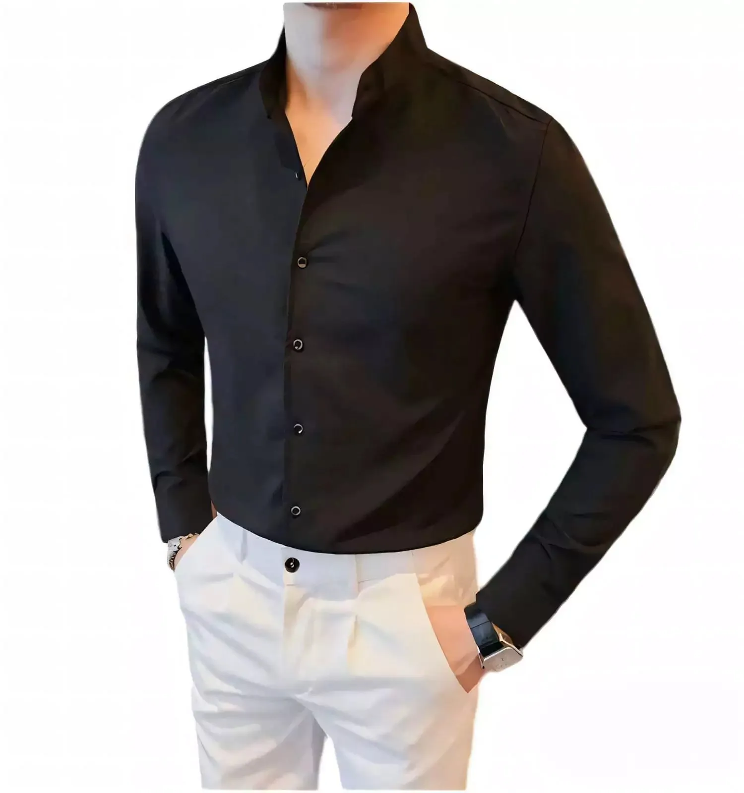 Slim Fit Tuxedo Shirt