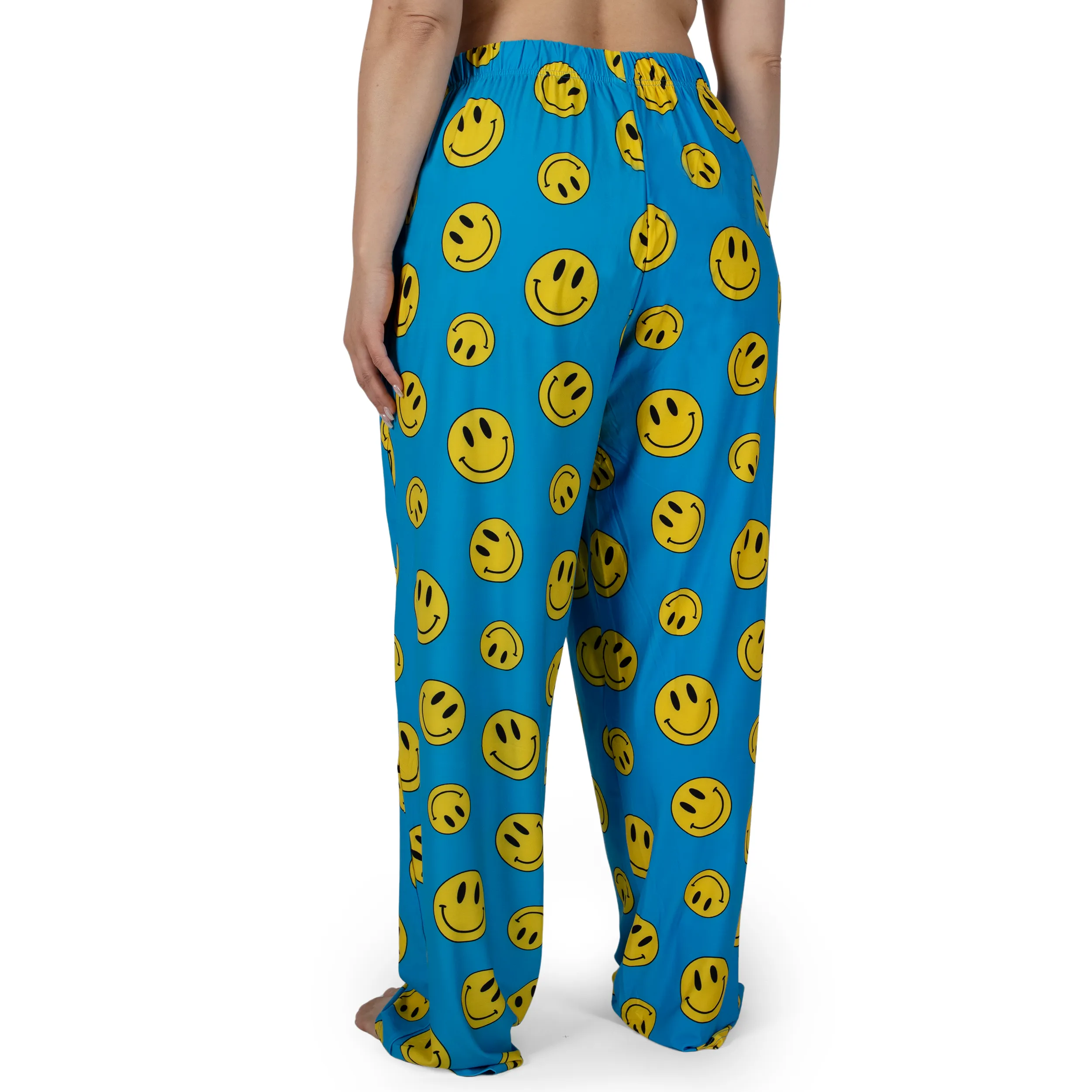 Smiley Face Pattern Lounge Pants