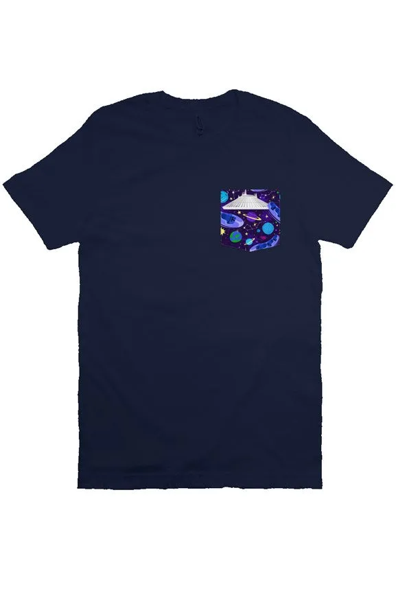 Space Mountain Pocket Tee