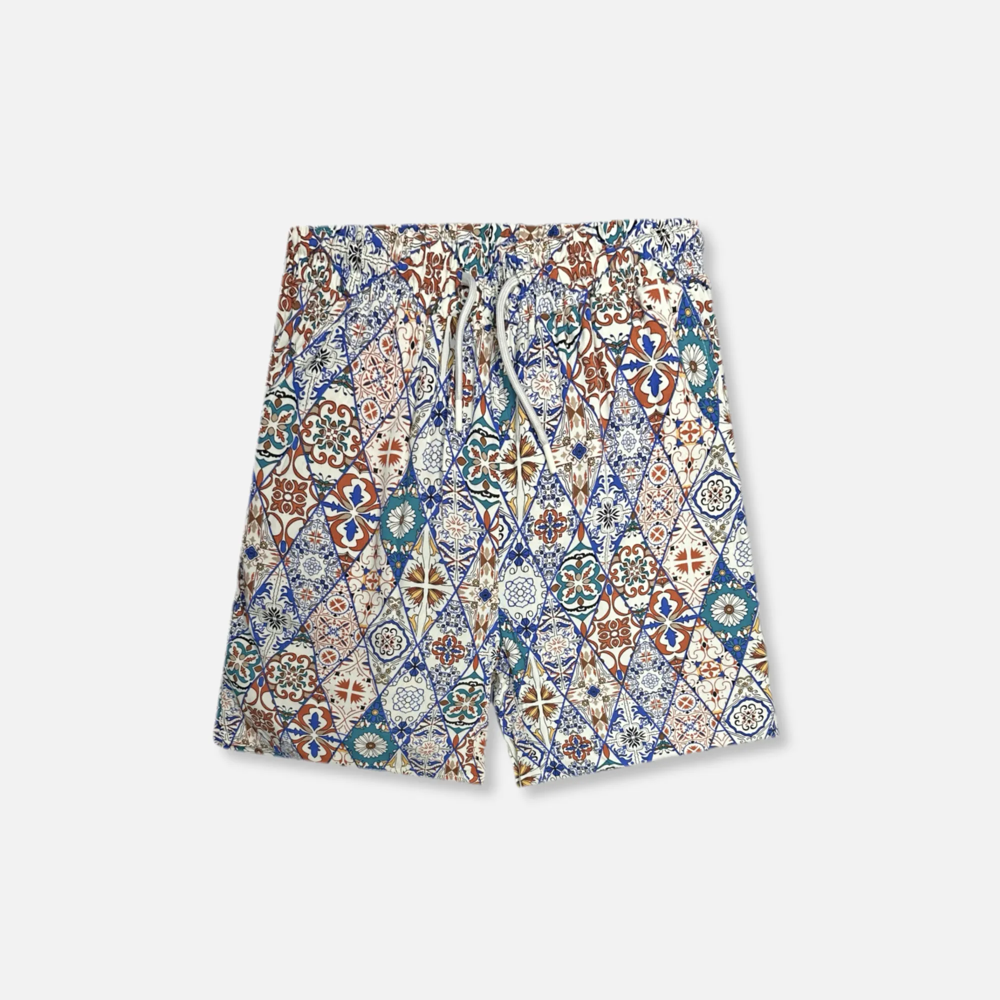 Taborne Tropical Drawstring Shorts