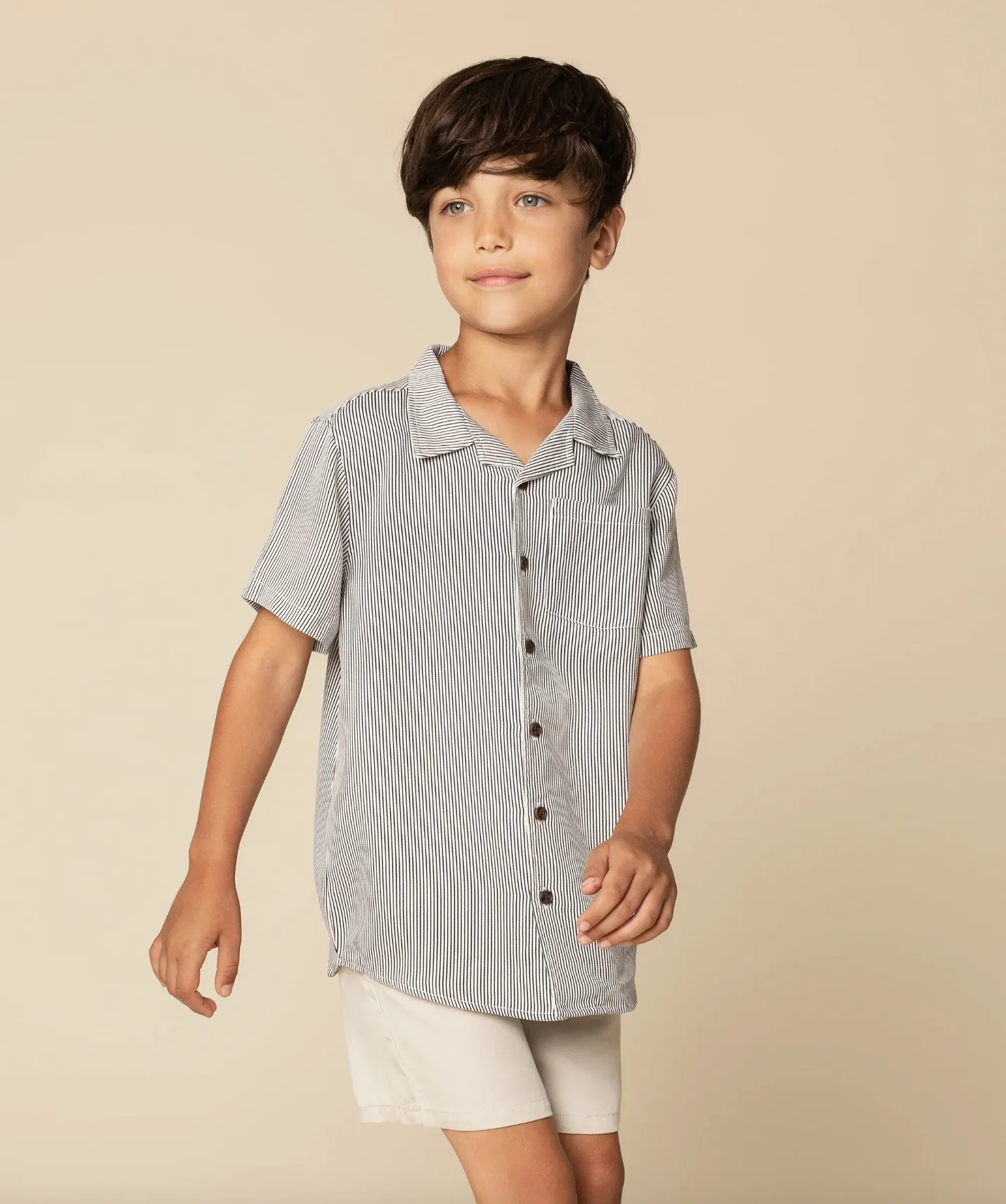 The Benny Pin Stripe Shirt - KIDS