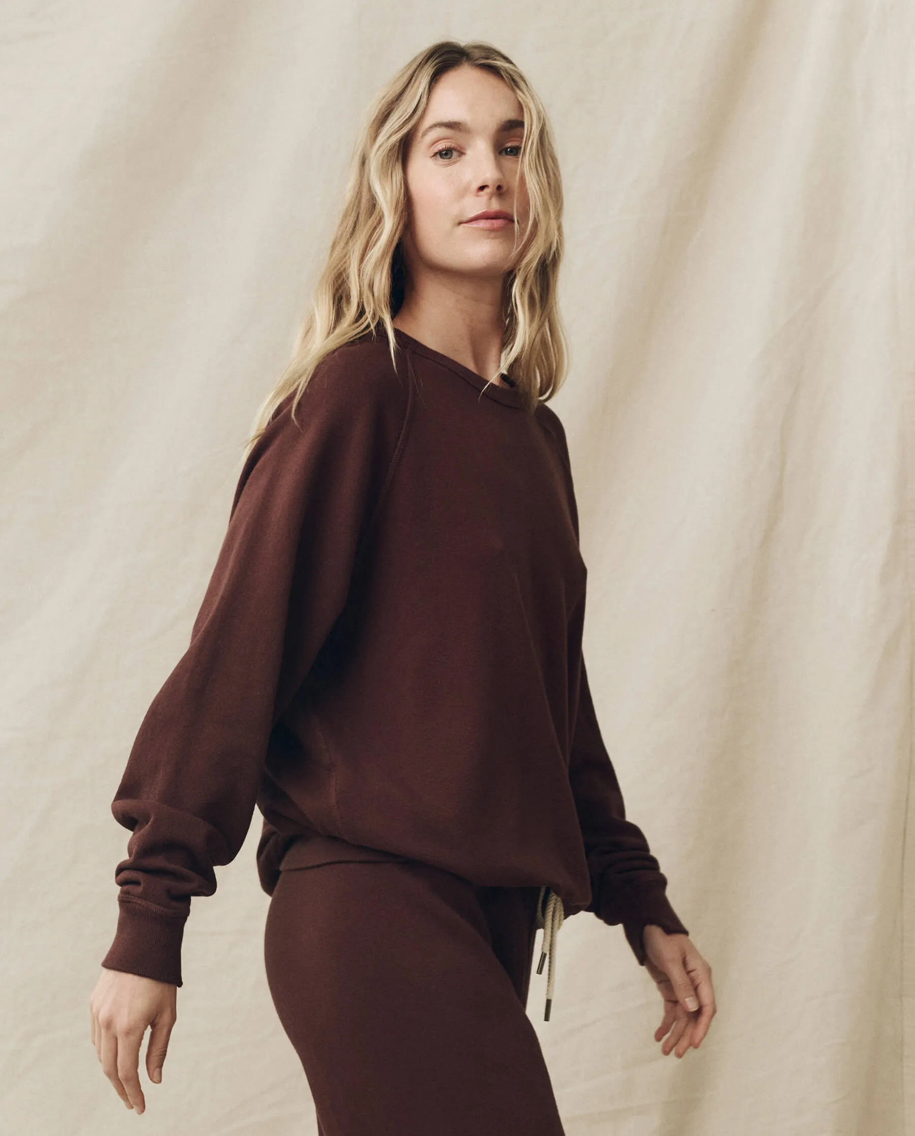 The College Sweatshirt. Solid -- Toasted Walnut