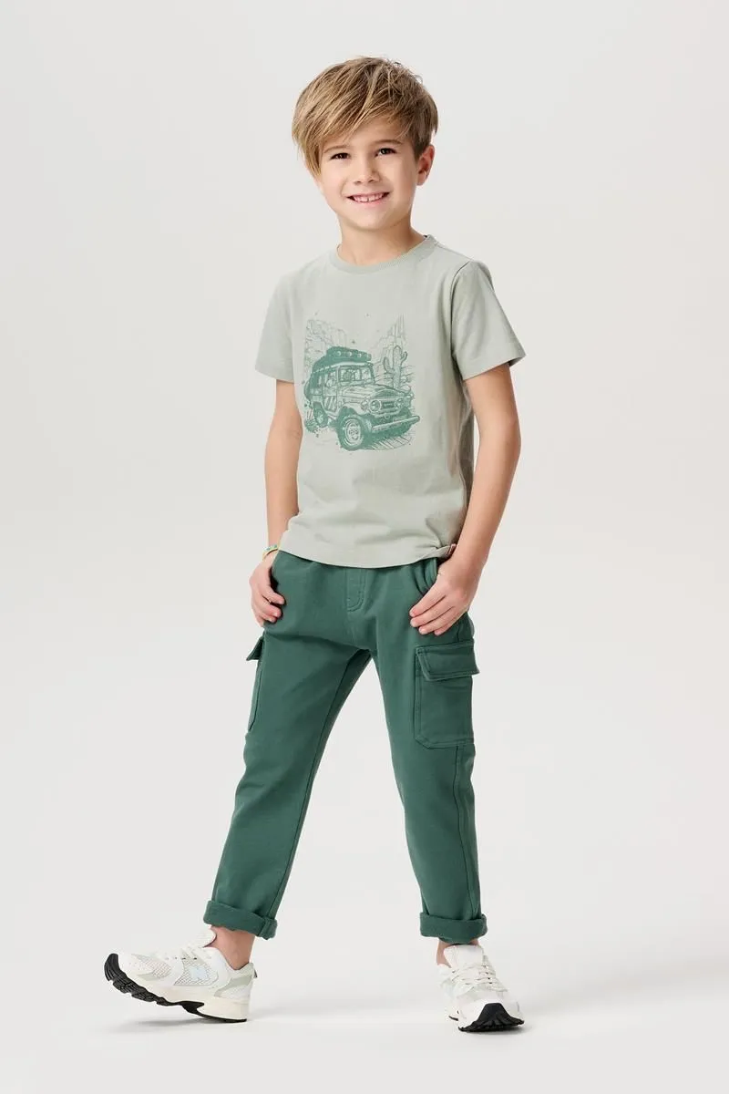 The Desoto Cargo Sweatpants - Dark Forest - KIDS