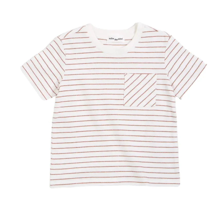 The Dobby Striped T-Shirt - BABY