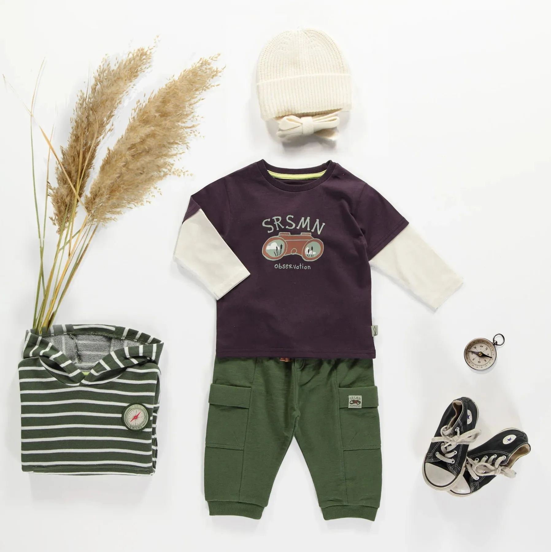 The Malcolm Pocket Joggers - Green - BABY