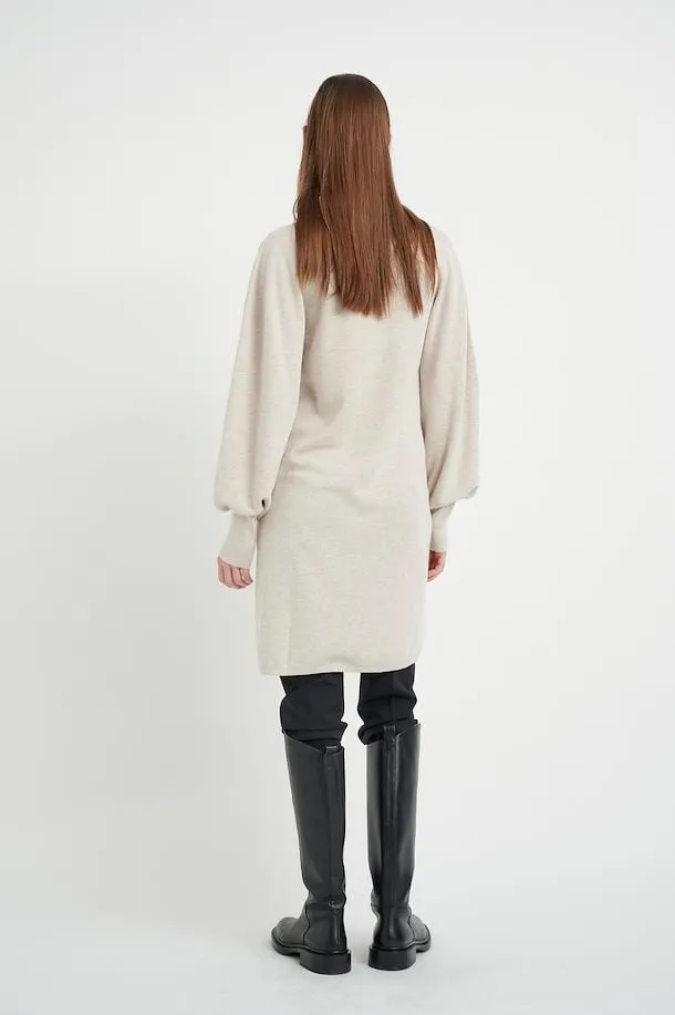 The Sammy Sweater Dress by InWear - Taupe - PLUS