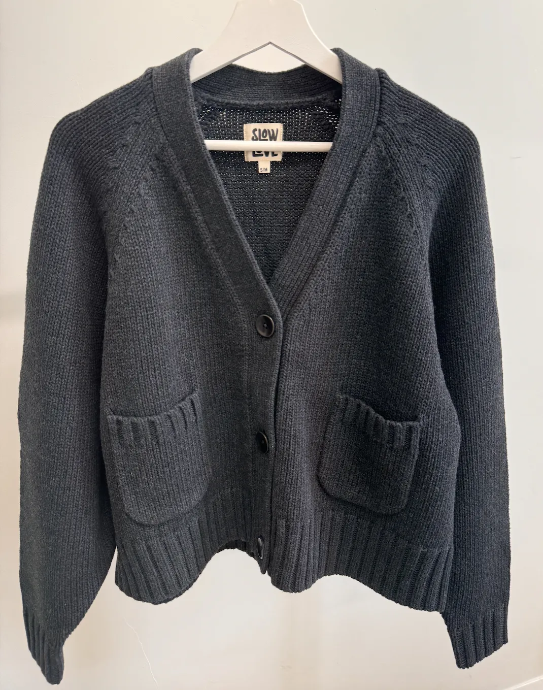 The Staple Cardigan - Charcoal