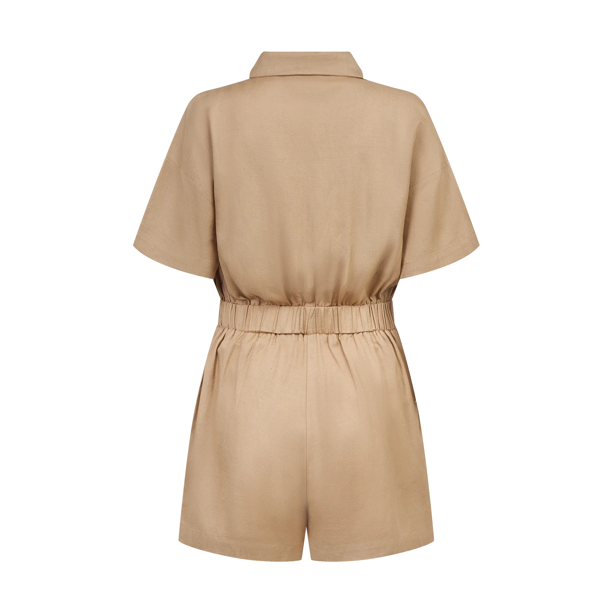 THE STROMBUS ROMPER-KHAKI