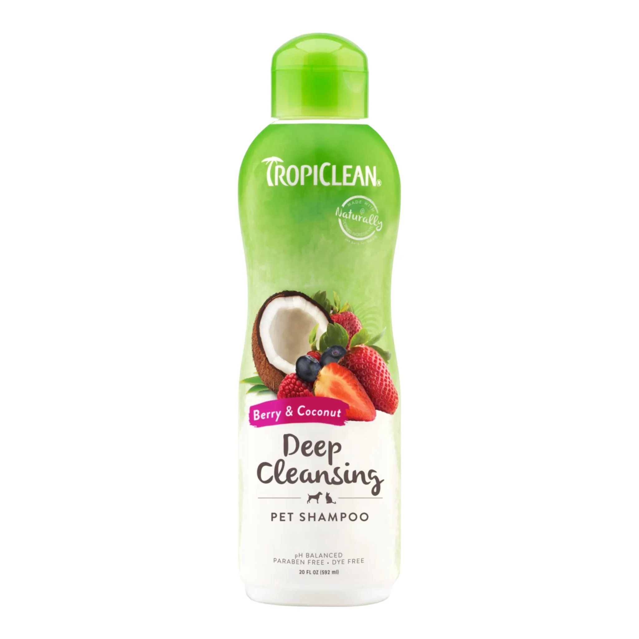 TropiClean Berry & Coconut Deep Clean Shampoo 20oz.