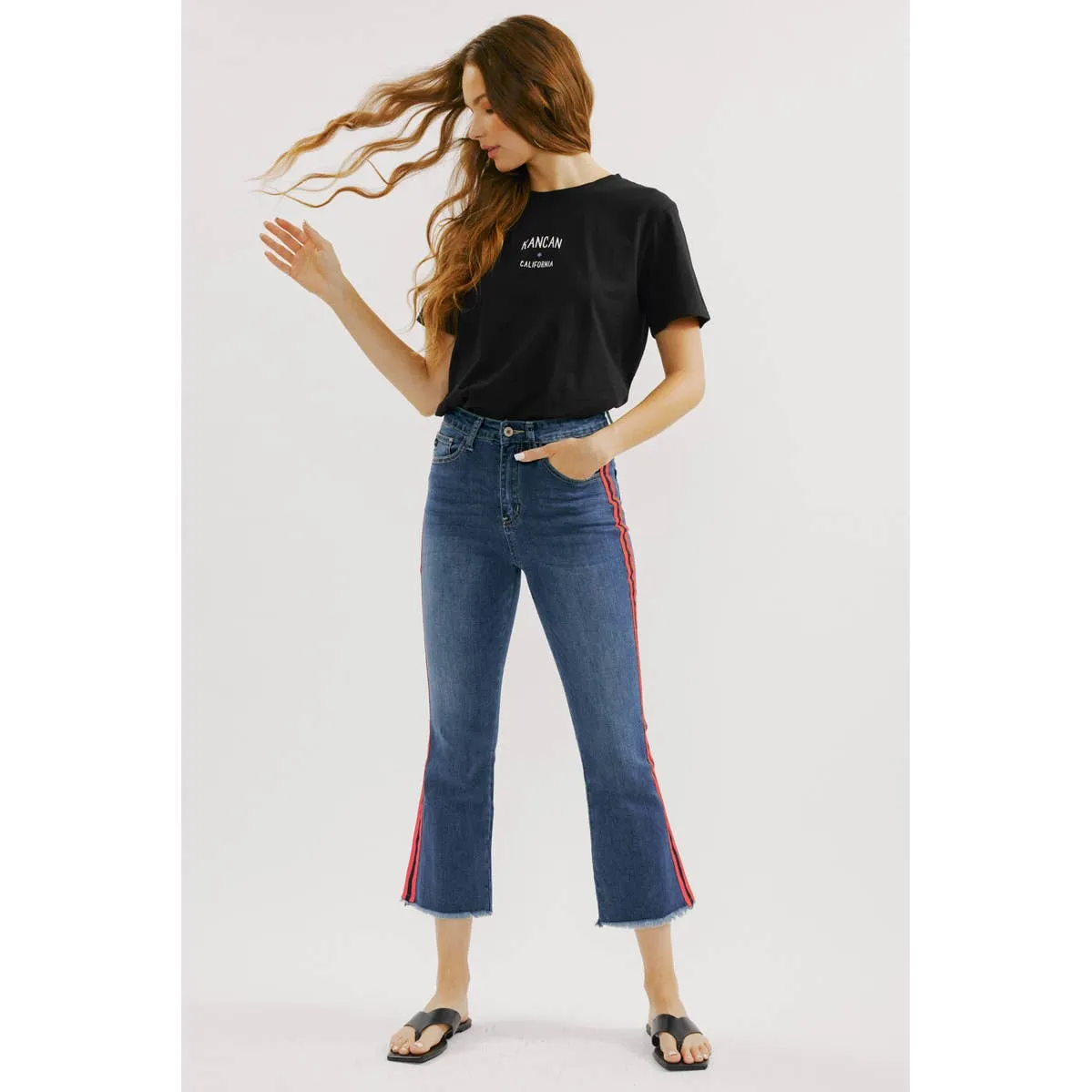 Trudie Side Stripe Jean