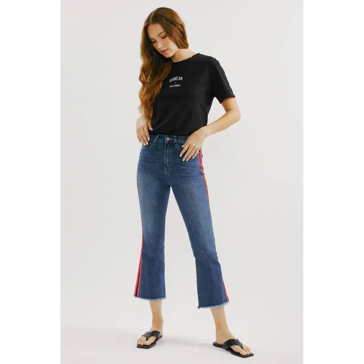 Trudie Side Stripe Jean