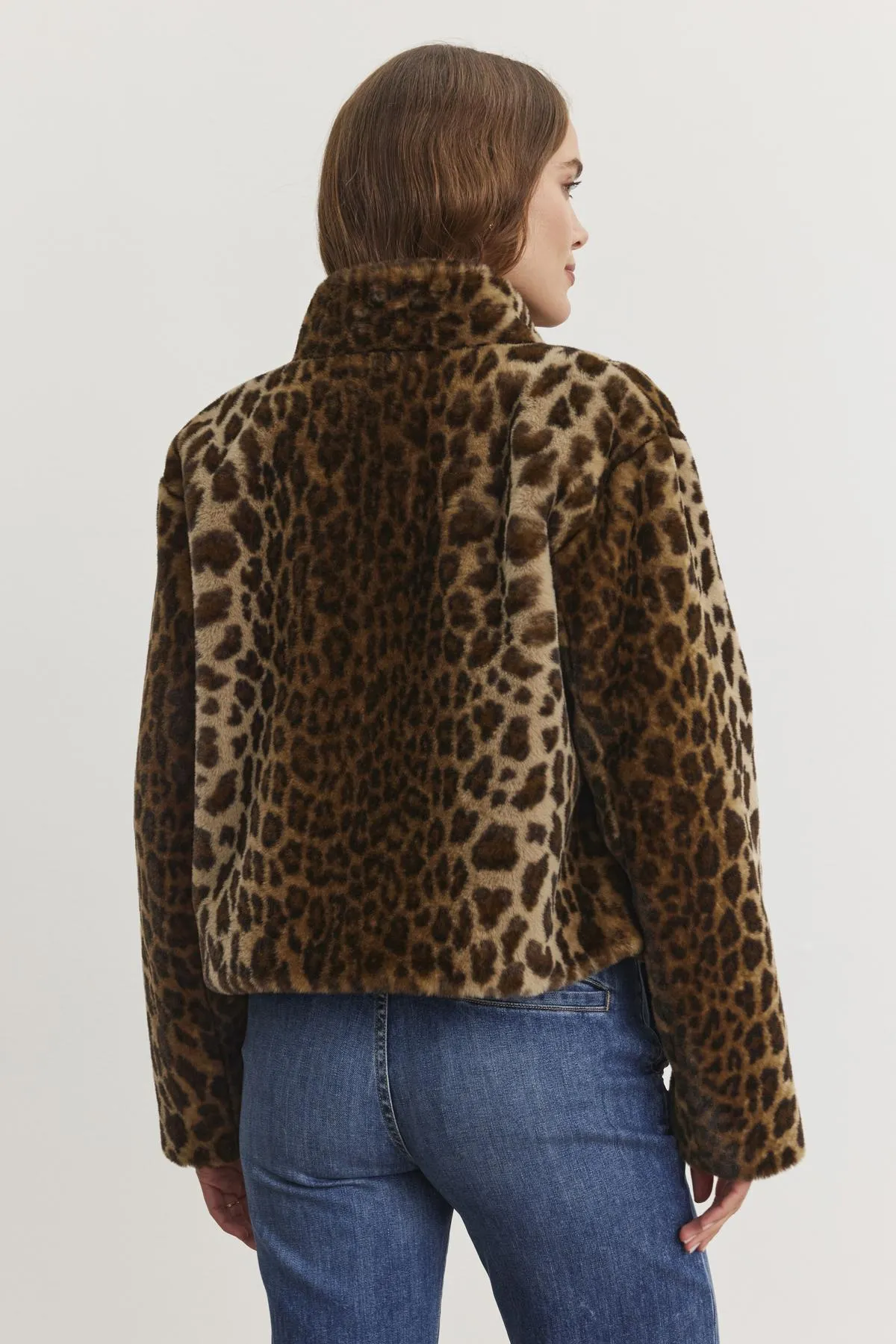 Velvet by Graham & Spencer Valli 06 Faux Fur Jacket | Animal