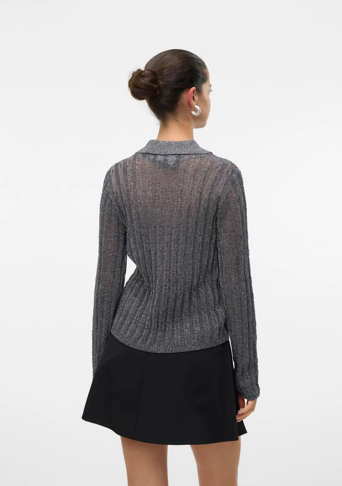 Vm Miles Ls Poloneck Short Cardigan