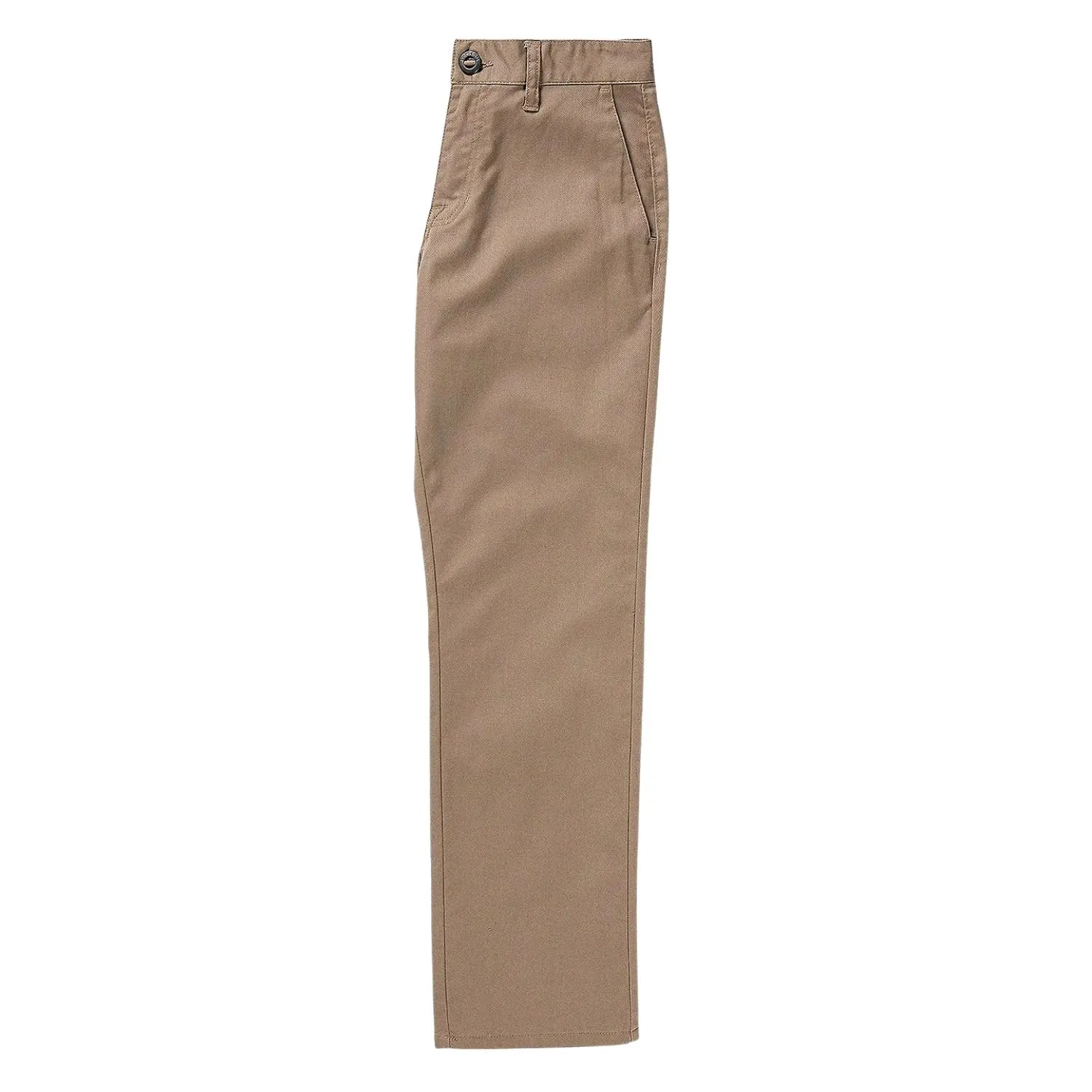 Volcom Youth Boys Frickin Regular Stretch Chino Trousers - Khaki