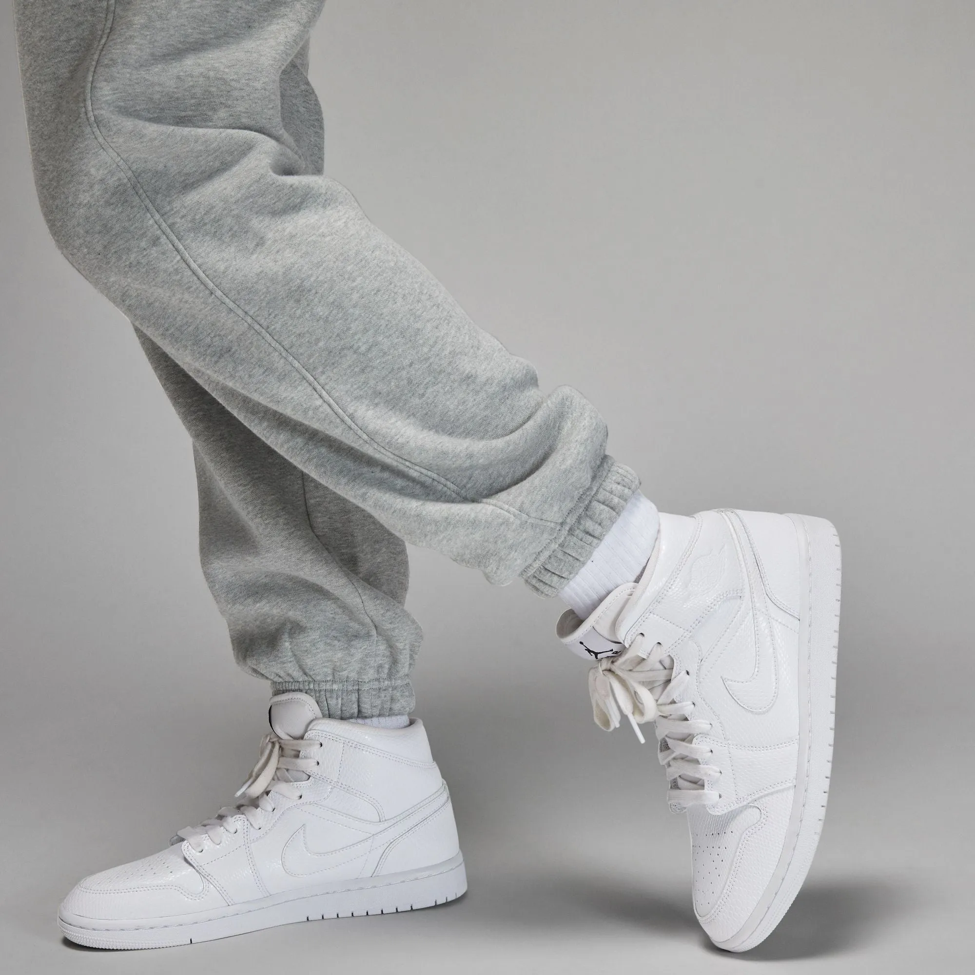 W BROOKLYN FLEECE PANTS "DK GREY HEATHER"