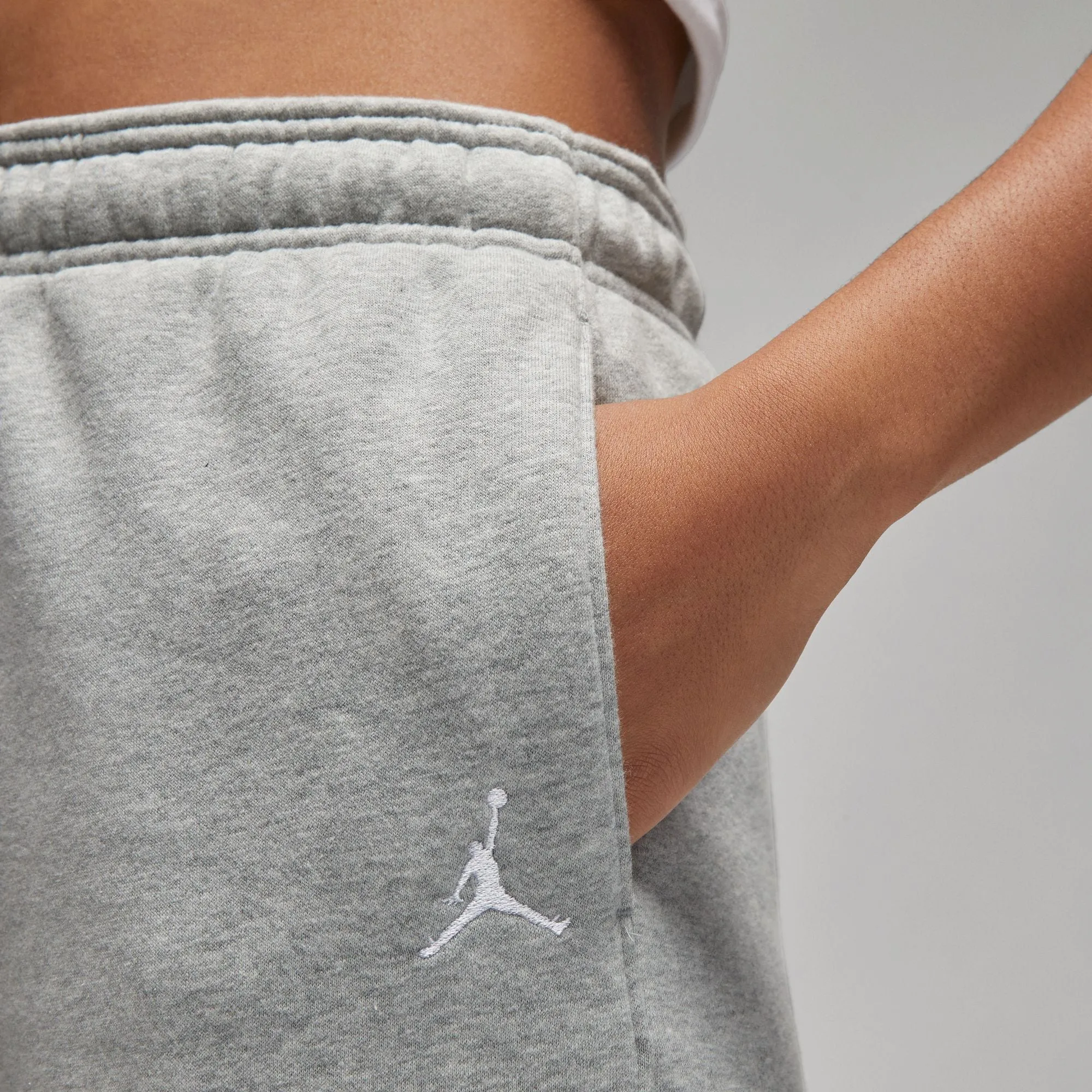 W BROOKLYN FLEECE PANTS "DK GREY HEATHER"