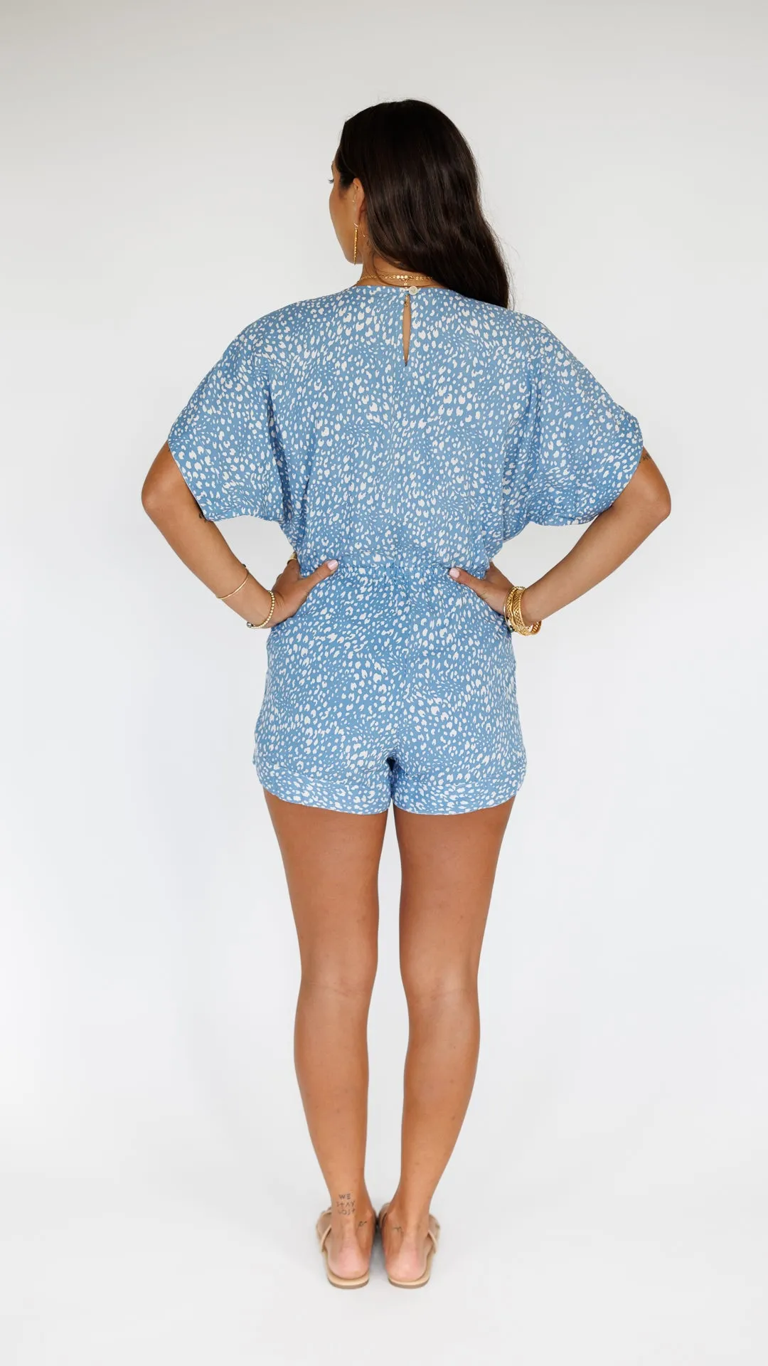 Wailea Romper / Speckled Sky