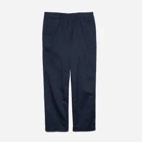 Wide Chino Pants - Navy