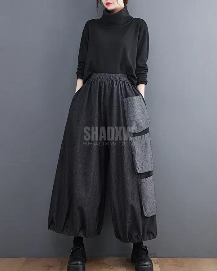 Women Hakama Pants Modern