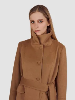 Women's Baby Alpaca Princesa Coat - Camel