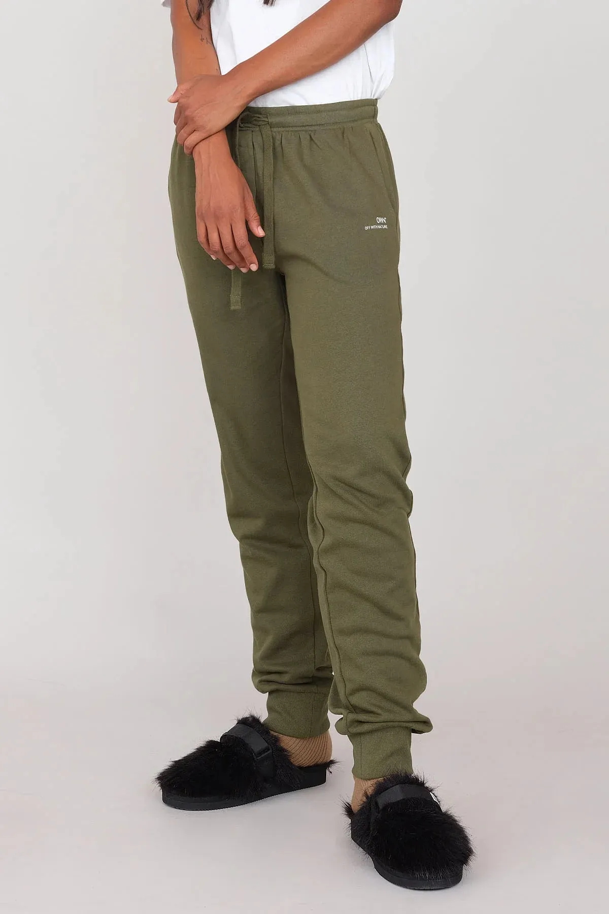 Women's Gauzy Joggers Military Green