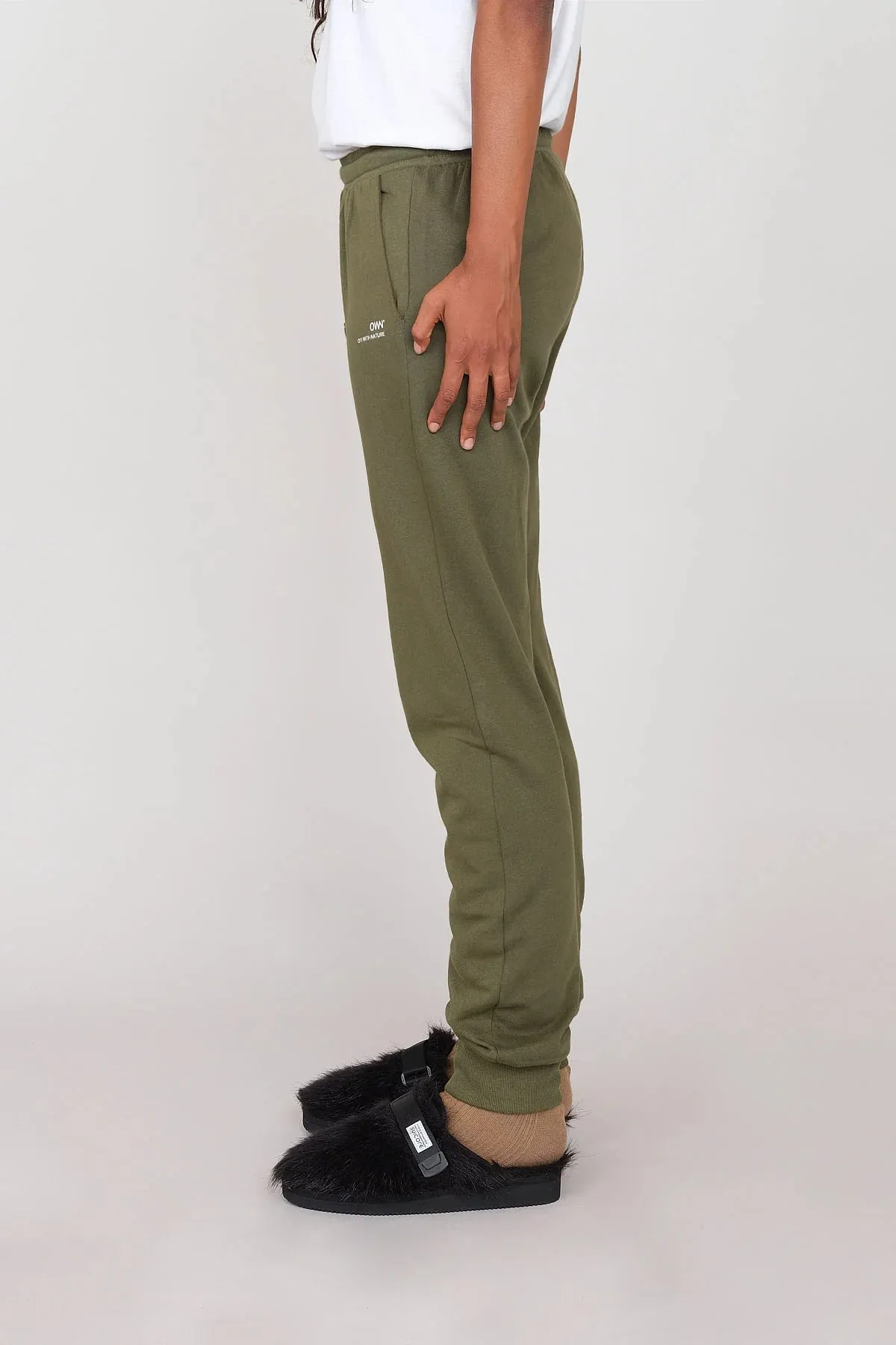 Women's Gauzy Joggers Military Green