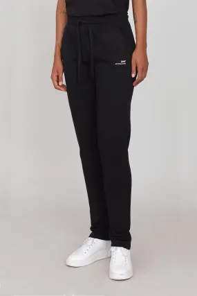 Women's Straight Gauzy Joggers Black