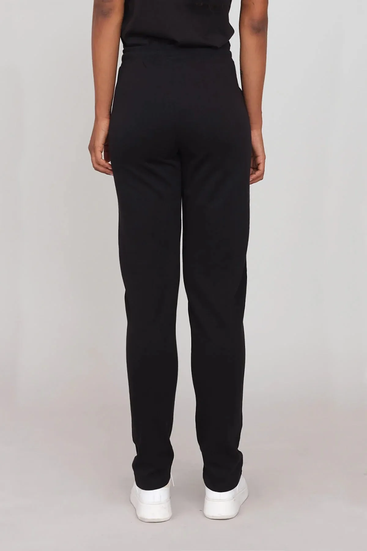 Women's Straight Gauzy Joggers Black