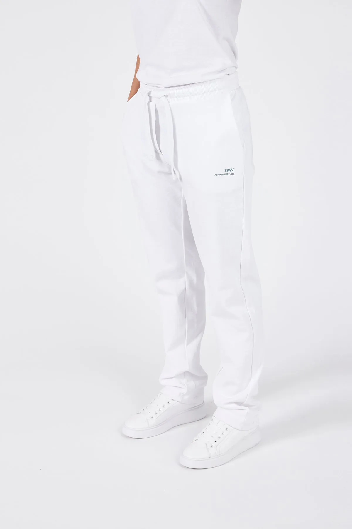 Women's Straight Joggers White