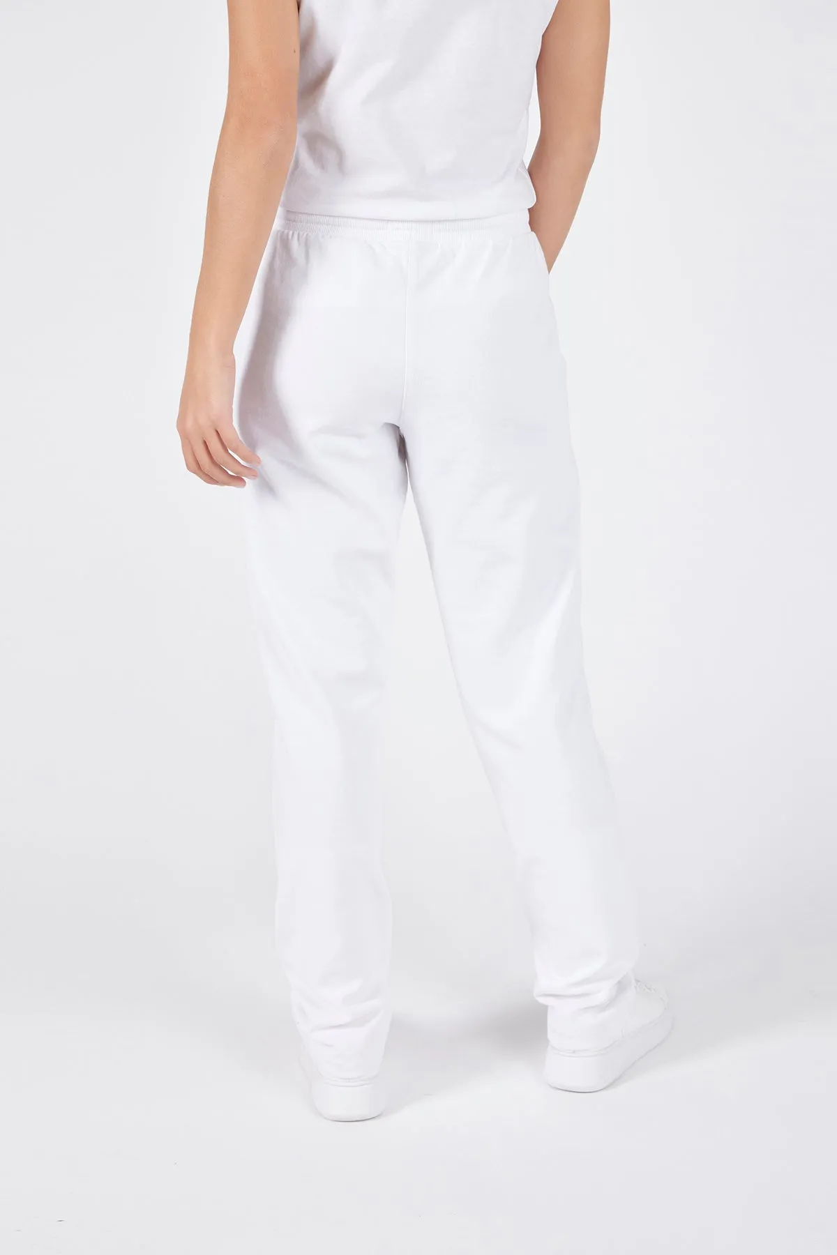 Women's Straight Joggers White