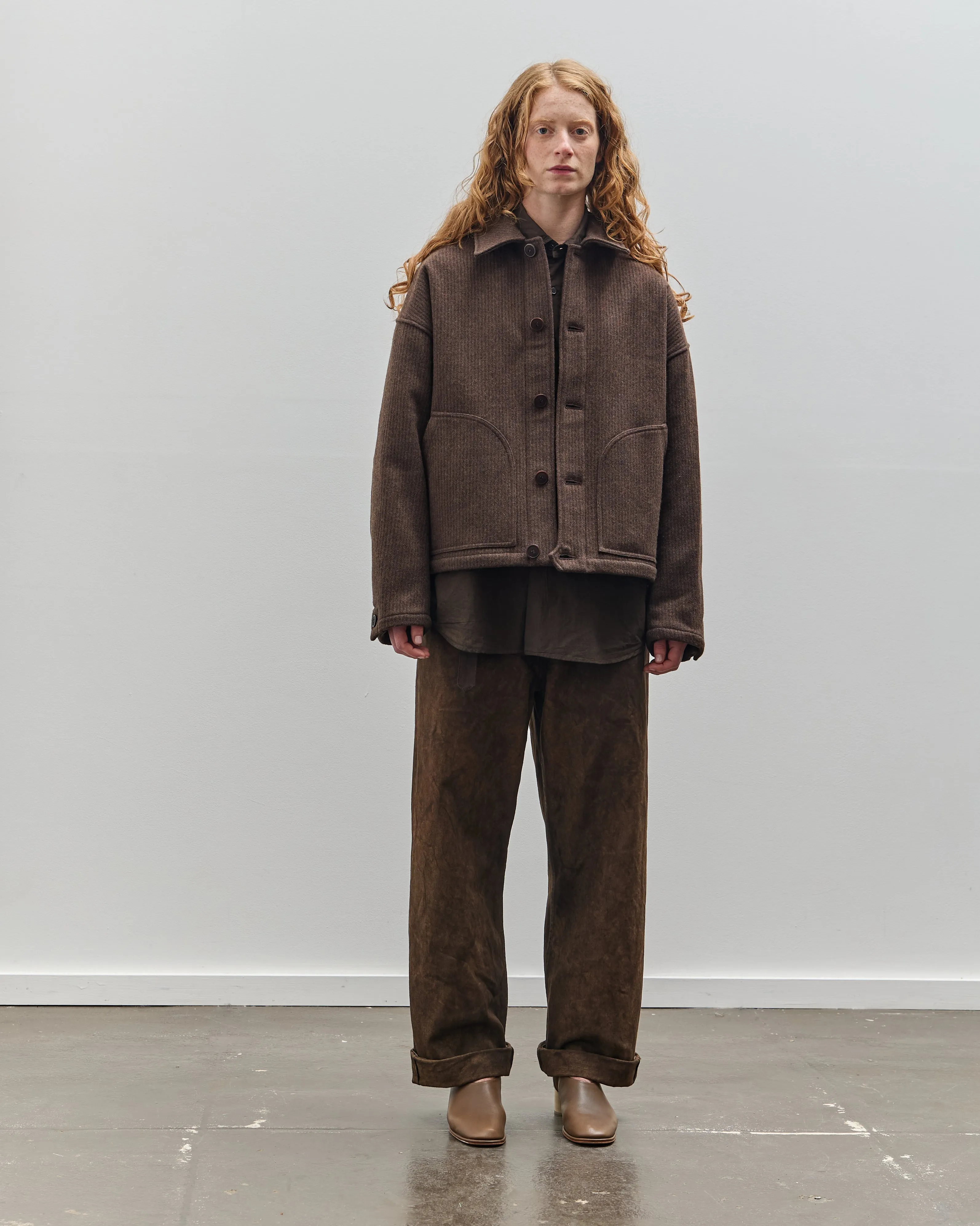 Yoko Sakamoto Beach Cloth Blouson, Brown